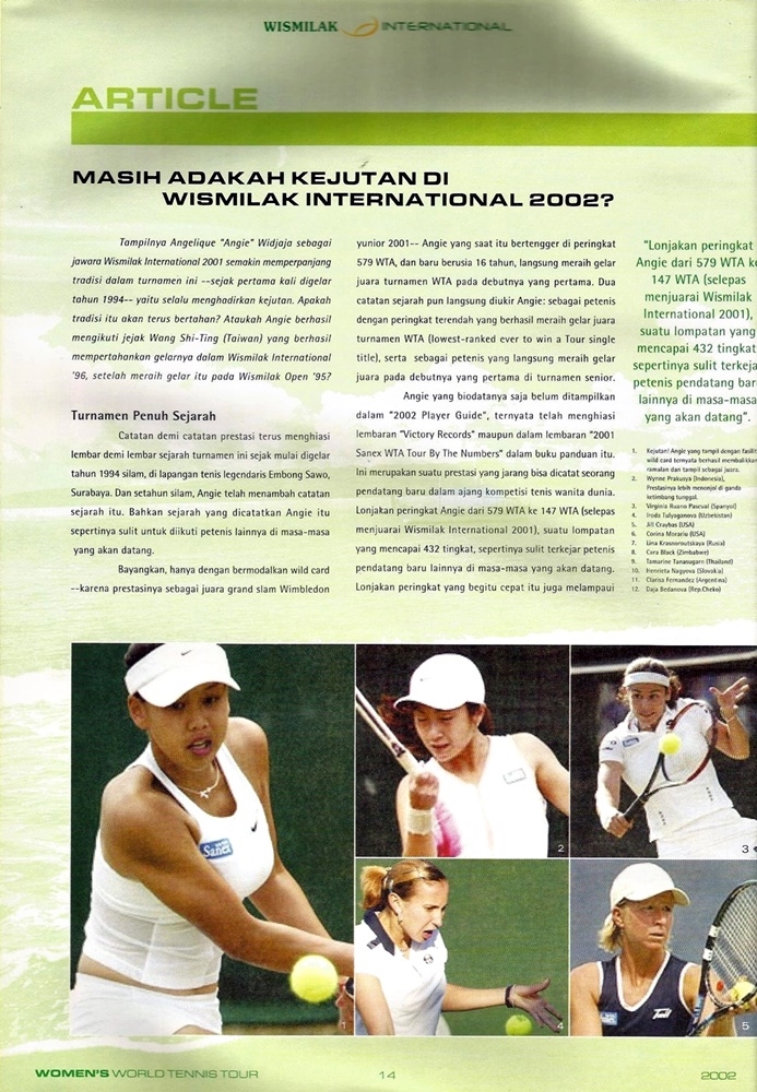 Tournament Programme 2002