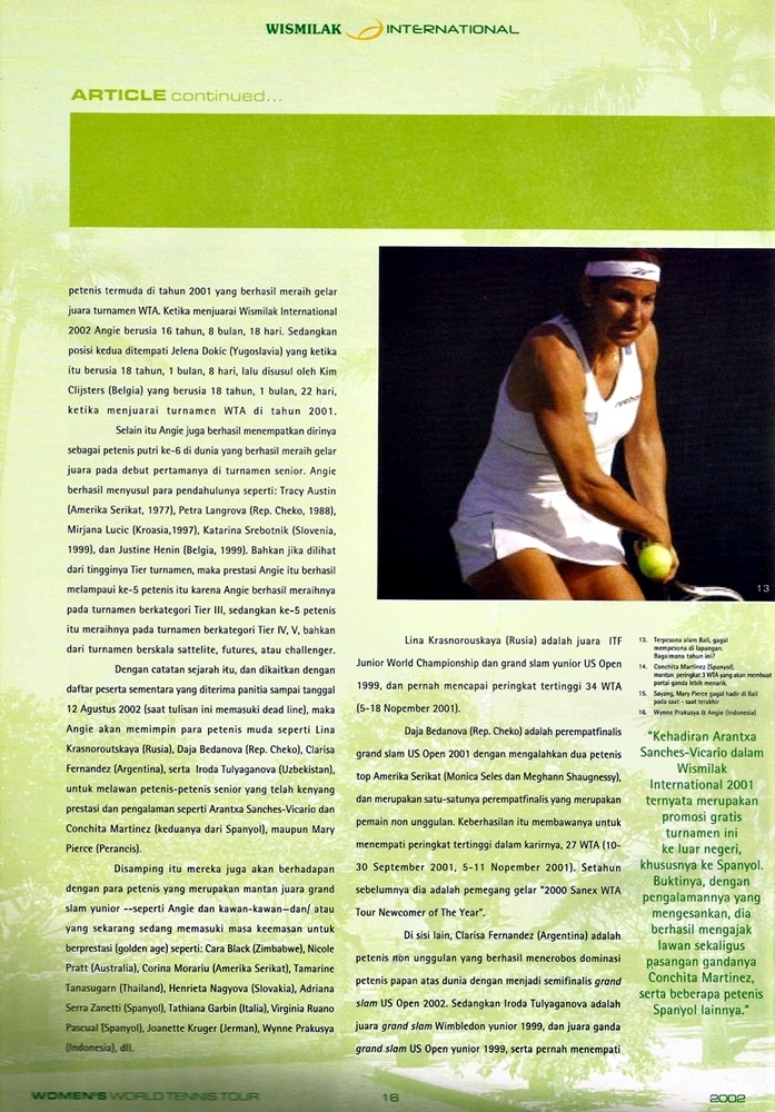 Tournament Programme 2002