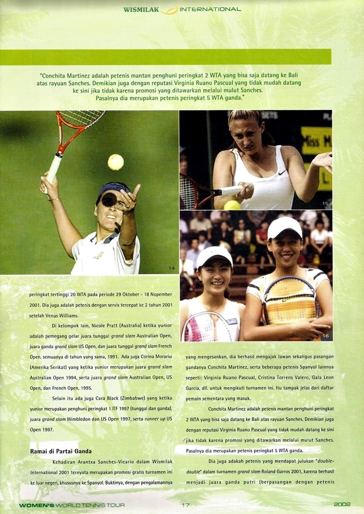 Tournament Programme 2002