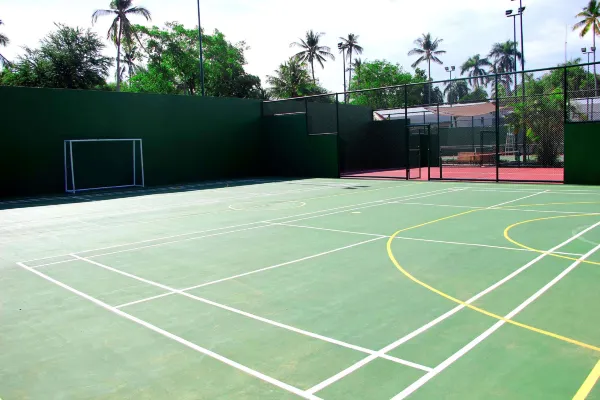 Basketball- and Badminton Court