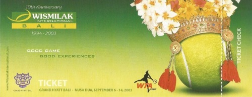 Tournament Ticket 2003