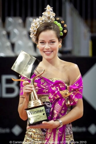 Ana Ivanovic - Winner of the Commonwealth Bank Tournament of Champions 2010