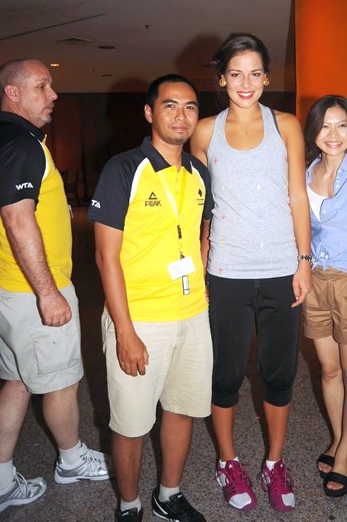 Ana Ivanovic with Paulus Nova,Bryson Keenan