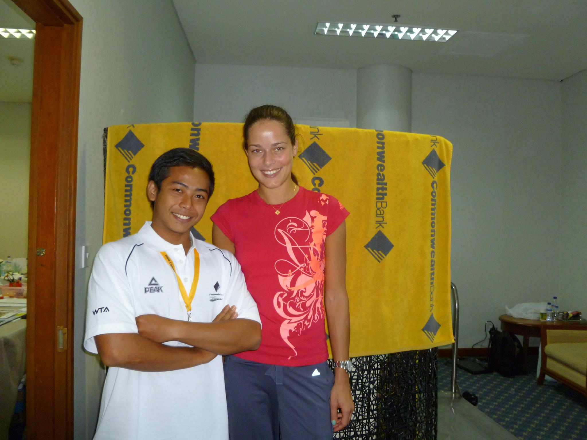 Ana Ivanovic with Pratama Celz