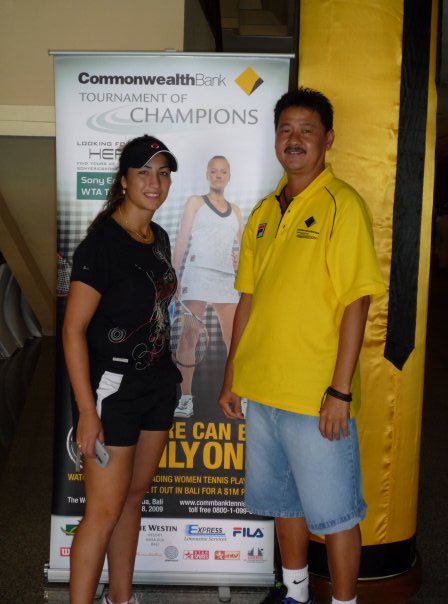 Aravane Rezai with Harry Gondo