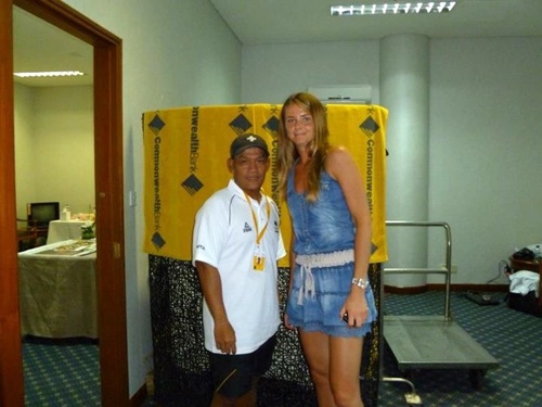 Daniela Hantuchova with Windhu Supriyono Orelup