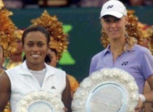 Elena Dementieva and Chanda Rubin