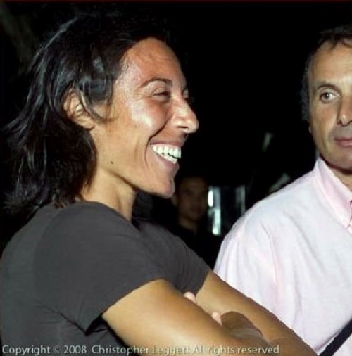 Francesca Schiavone with coach