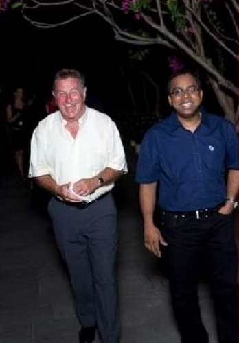 John Parry with Dr. Dharmendran Navaratnam