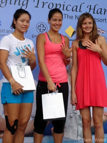 Li Na,Ana Ivanovic,Daniela Hantuchova,