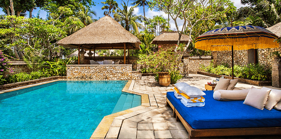 Tennis Holiday in Bali - The Oberoi Beach Resort Bali - Luxury Garden View Villa with Private Pool