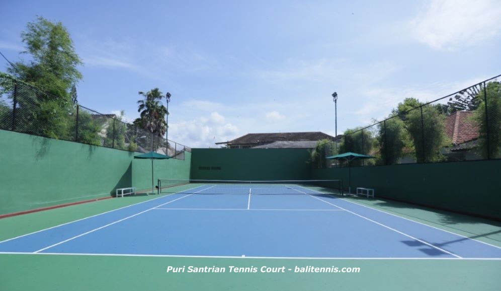 ​​Bali Tennis Magazine - ​Puri Santrian Beach Resort &amp; Spa Tennis Court