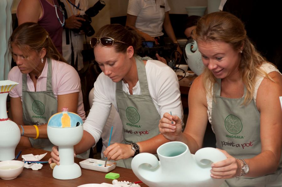 (from the left) Czink, Stosur and Dushevina