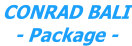 CONRAD BALI - Package -